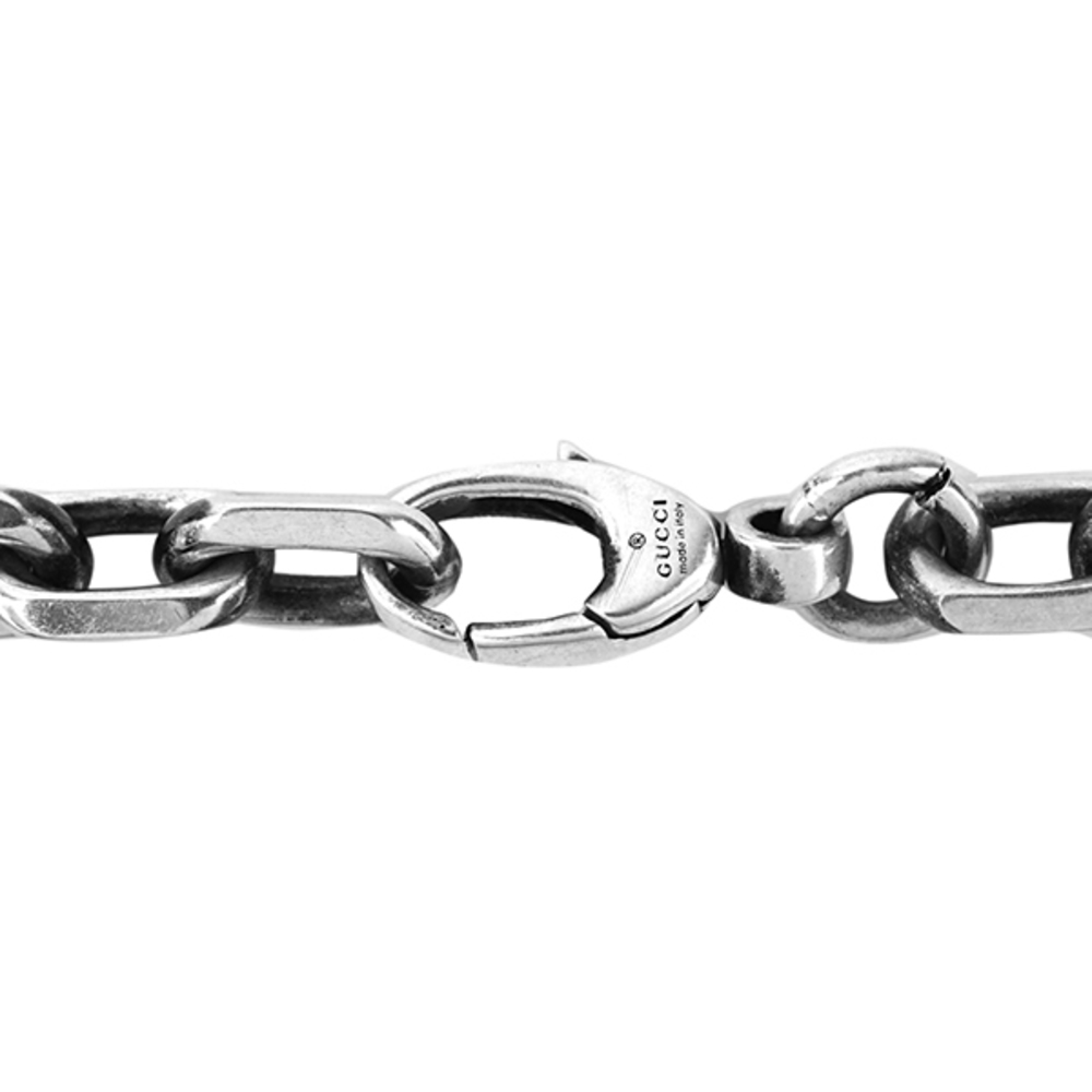 Gucci G Silver Interlocking Bracelet - image 5